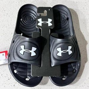 Under Armor Mens slide lightweight breathable logo sandals